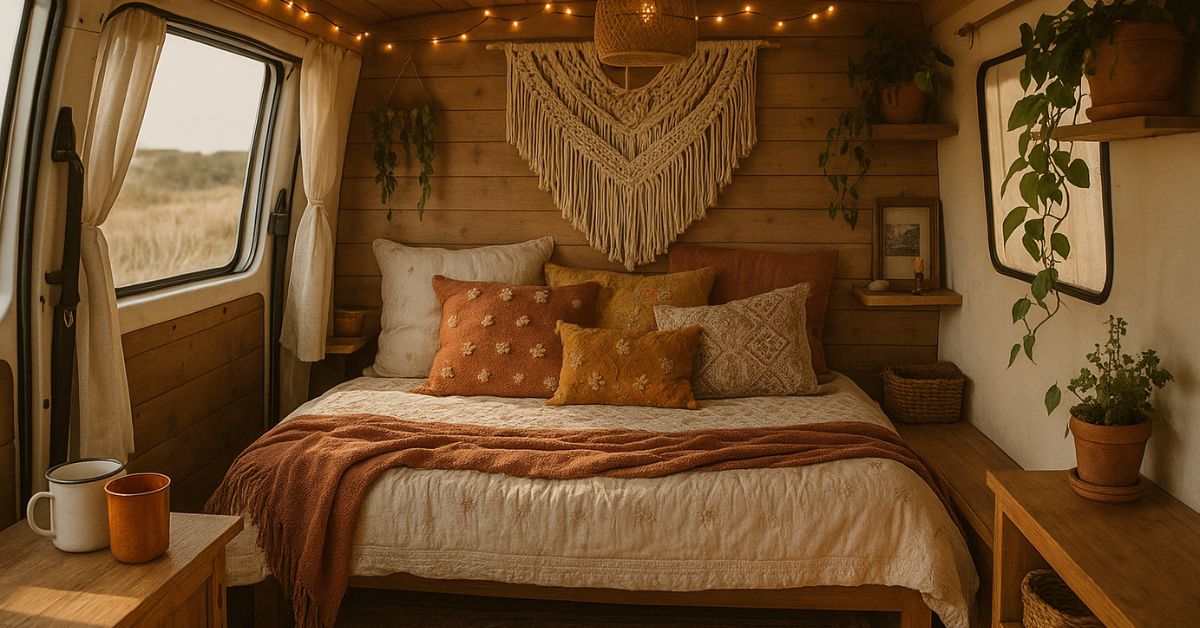 10 Ideas To Turn Your Boho Camper Van Into A Sanctuary