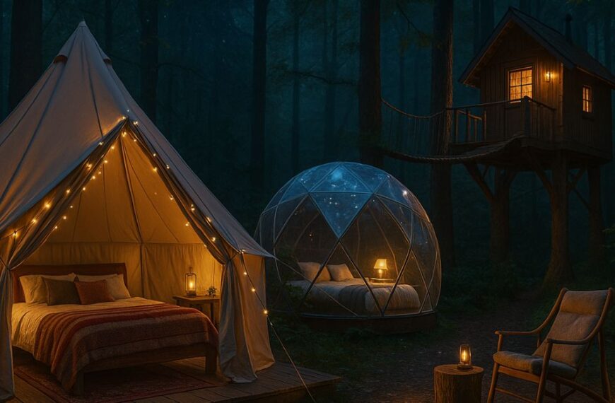 25+ Dreamy & Cosy Glamping Setups in the Woods