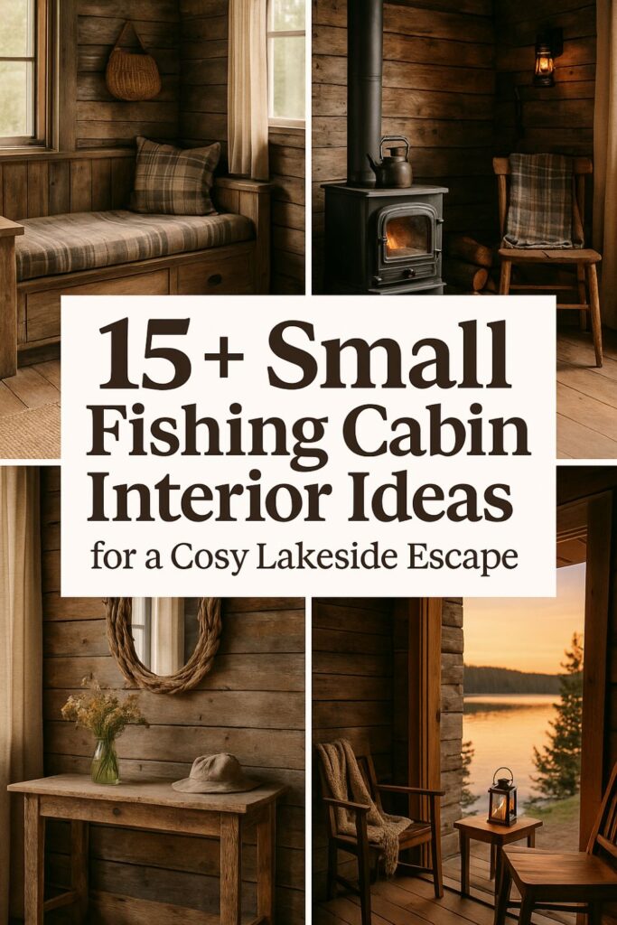 15+ Small Fishing Cabin Interior Ideas for a Cosy Lakeside Escape 🌲✨
